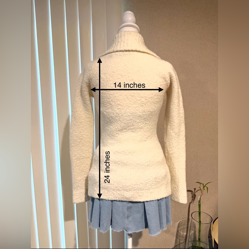 Moda International Cream Buttoned Jacket - image 8